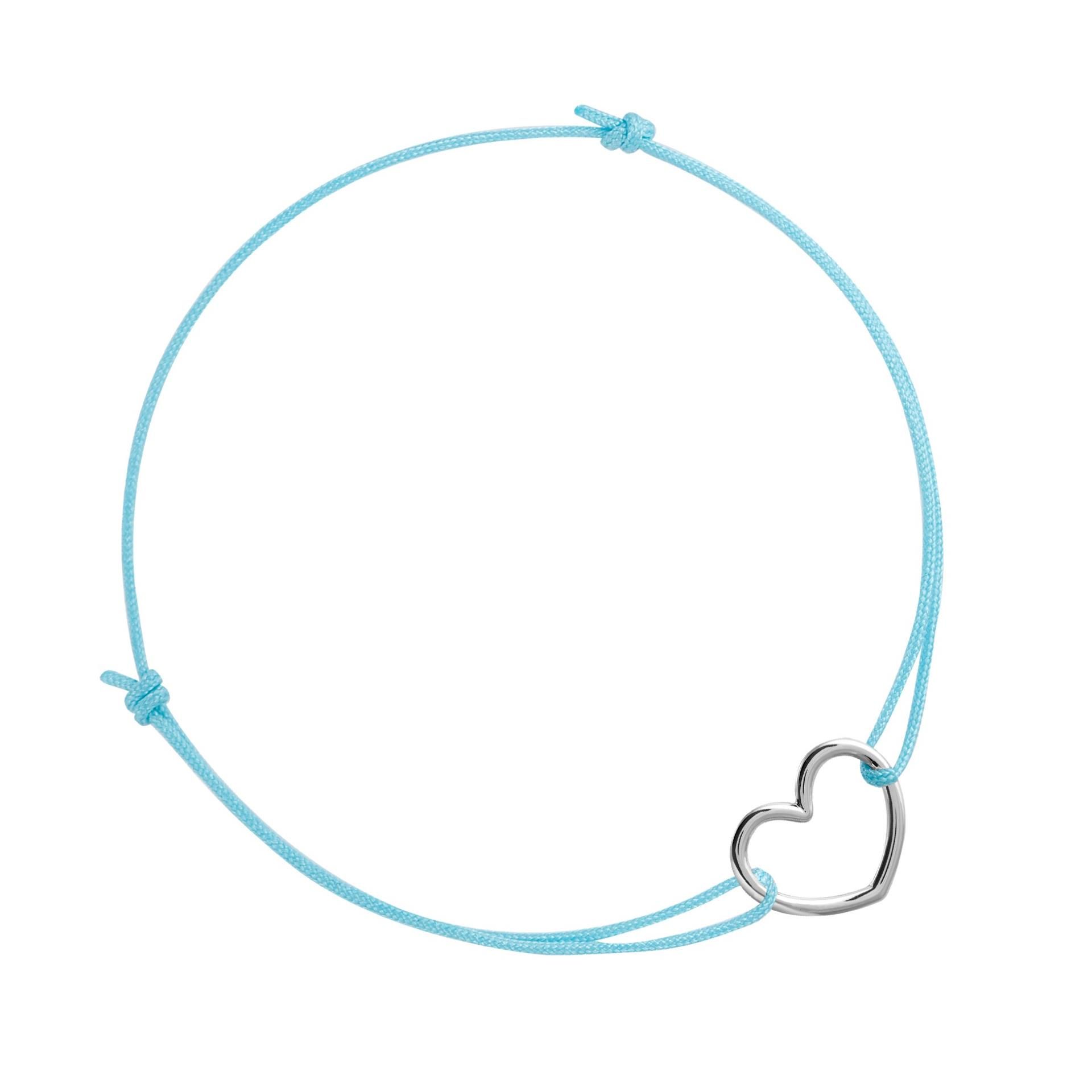 Bracelet heart cut-out turquoise