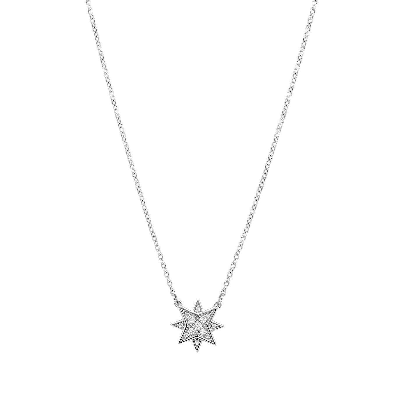 STAR NECKLACE GOLD W/CRYSTALS