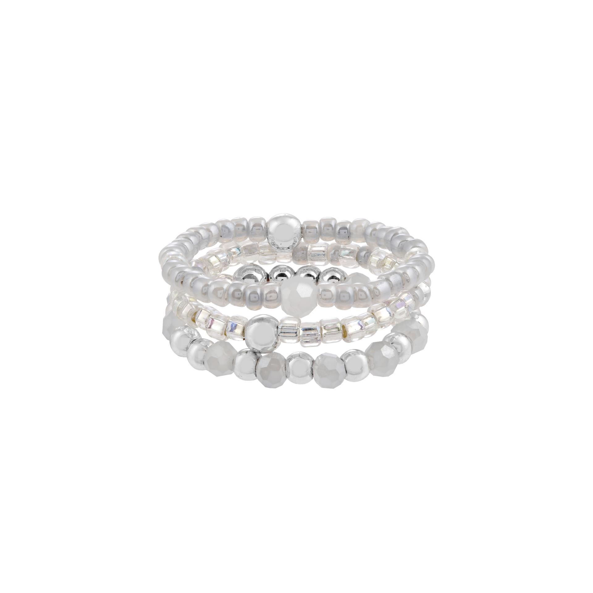 Boho Combination Ringe Grey/Silver Boho Combination Ringe Grey/Silver