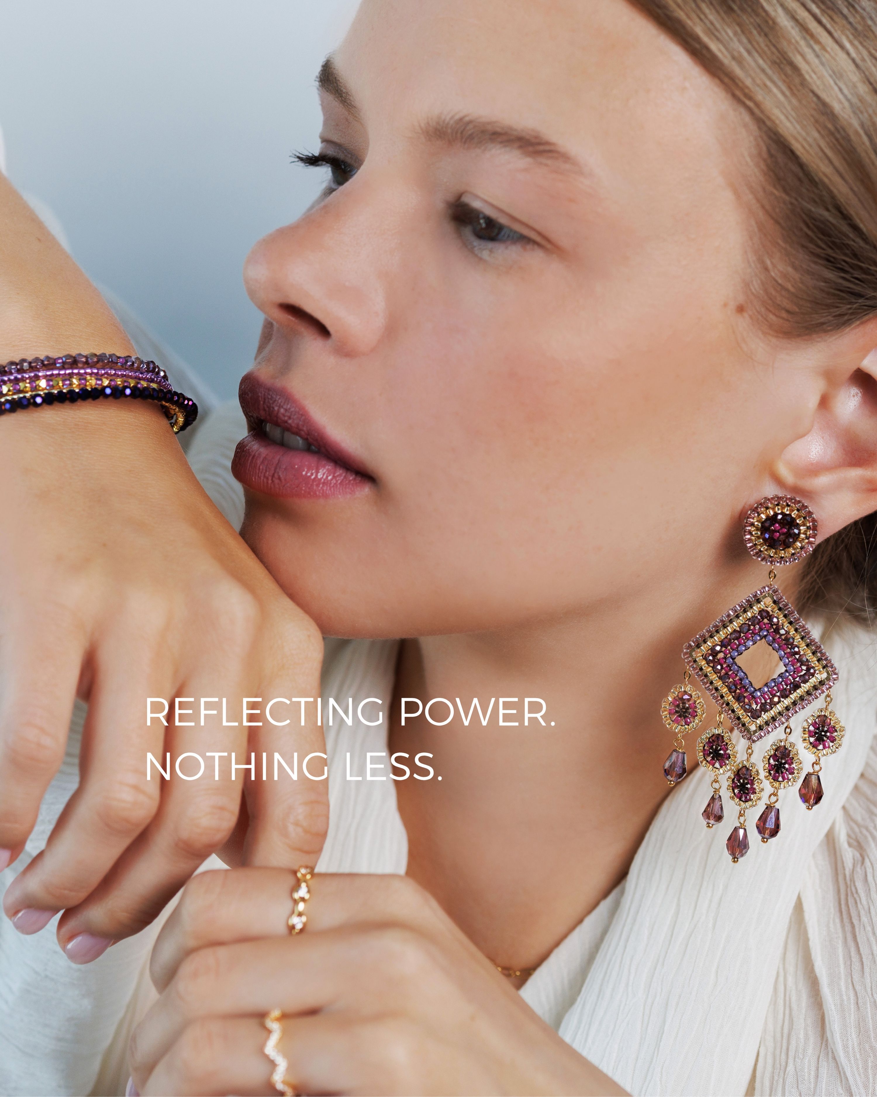 PURPLE, BUT NEVER PREDICTABLE 💜✨

The BOHO OPHELIA VIOLETT is the kind of statement piece that does the styling for you. Rich violet tones, playful movement and just the right amount of sparkle made to turn even the simplest outfit into the outfit.

Wear them with autumn neutrals for a pop of color, pair them with black for after-dark energy, or go full purple because subtle was never the assignment 👀

A little drama for your jewelry box. A lot of compliments incoming.

Discover the BOHO OPHELIA VIOLETT from the new CAJOY F/W 2026 Collection 💜