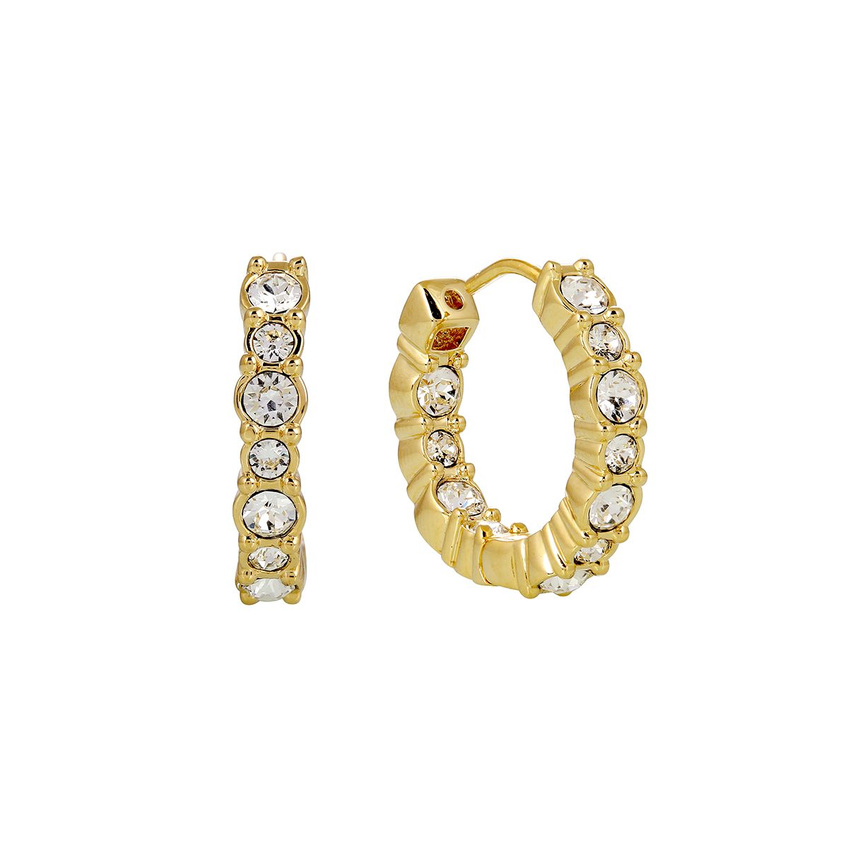 Twin Shimmer Hoops