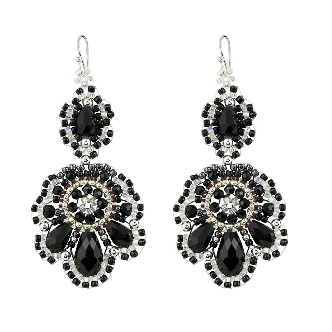 Boho Flora Black/Silver