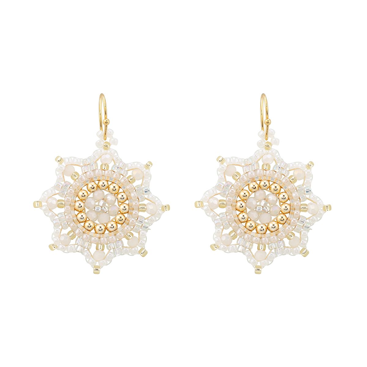 Boho Star White/Gold