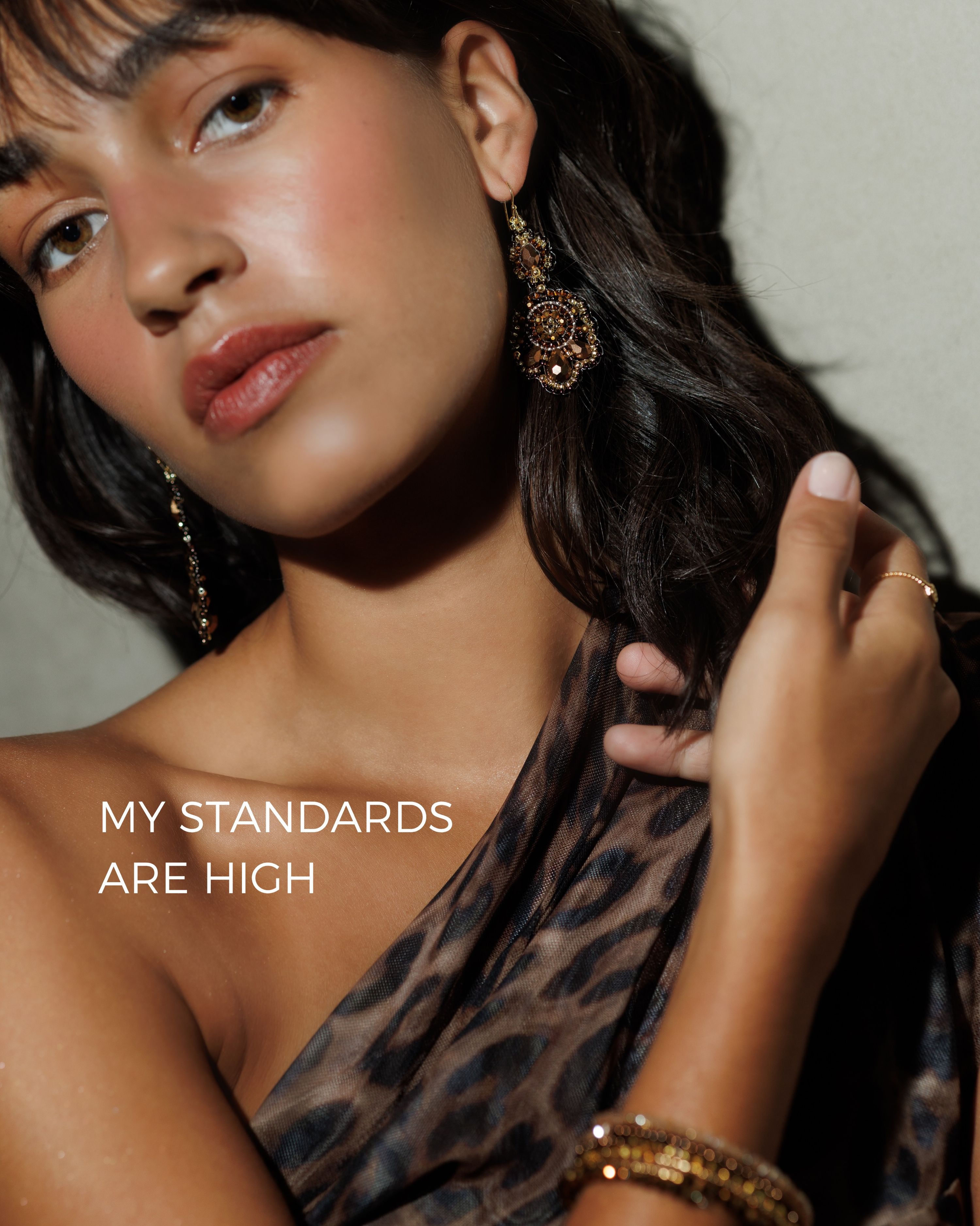 My Standards Are High, My Jewelry Matches: NEW F/W 2026 CAMPAIGN OUT NOW … CAJOY 🐆🤍
