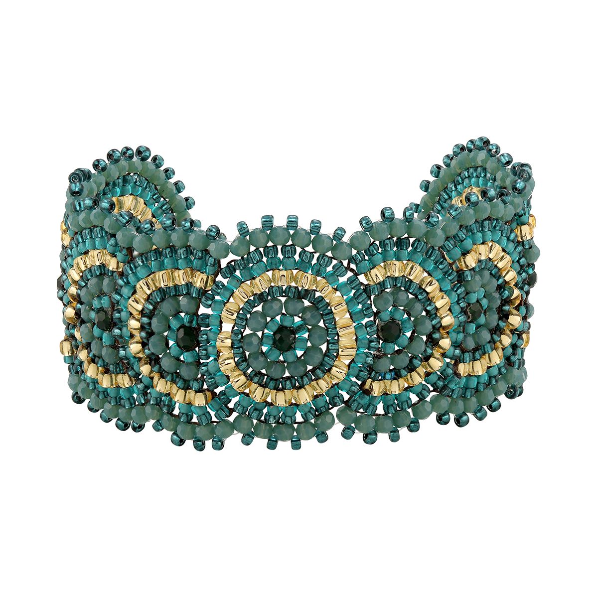 Small Boho Bracelet Petrol