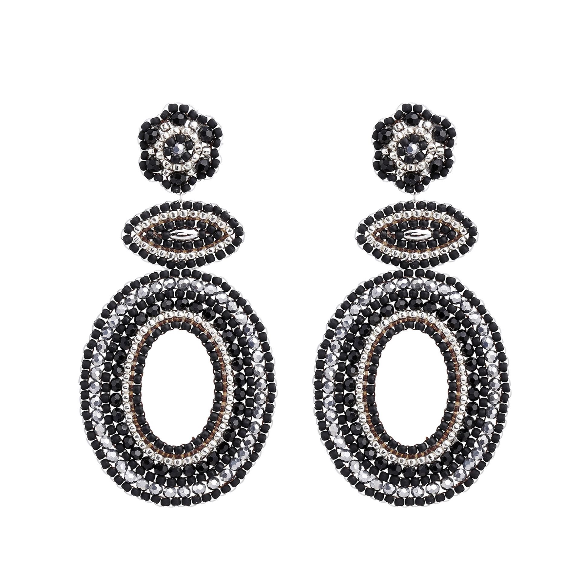 Boho Ellipse Black