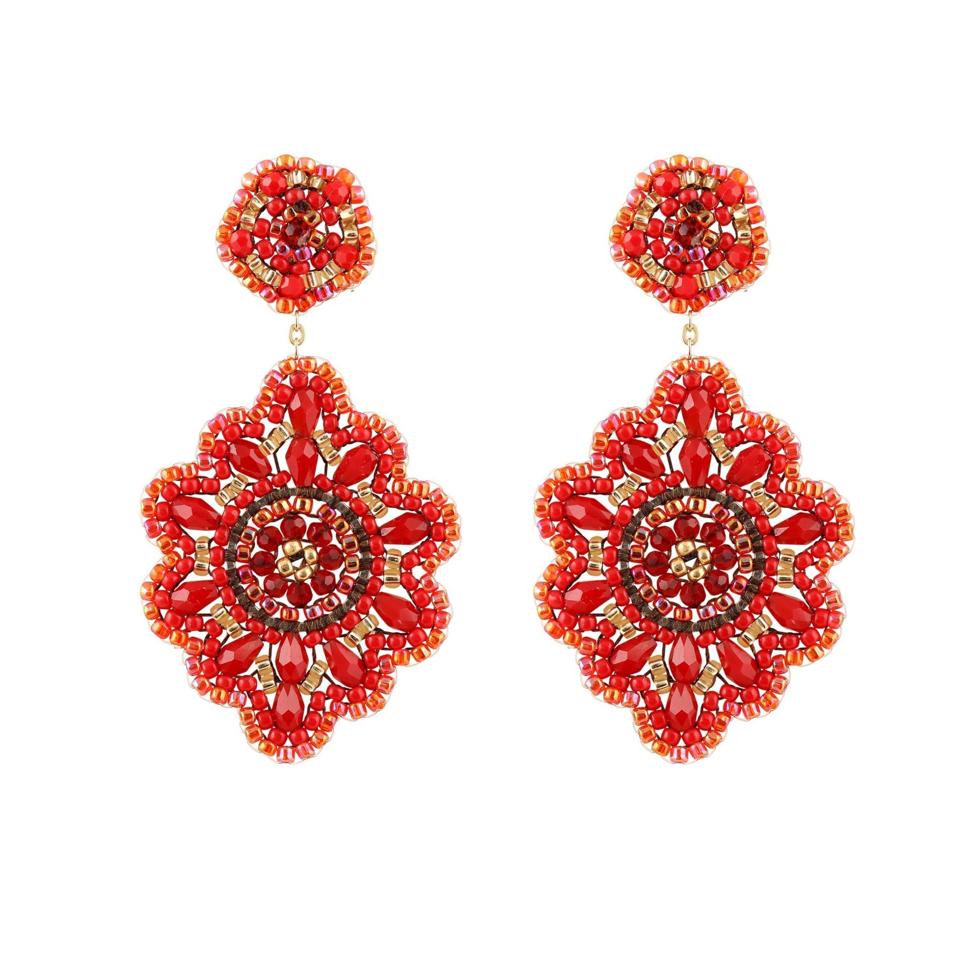 Boho Fleur Vibrant Red