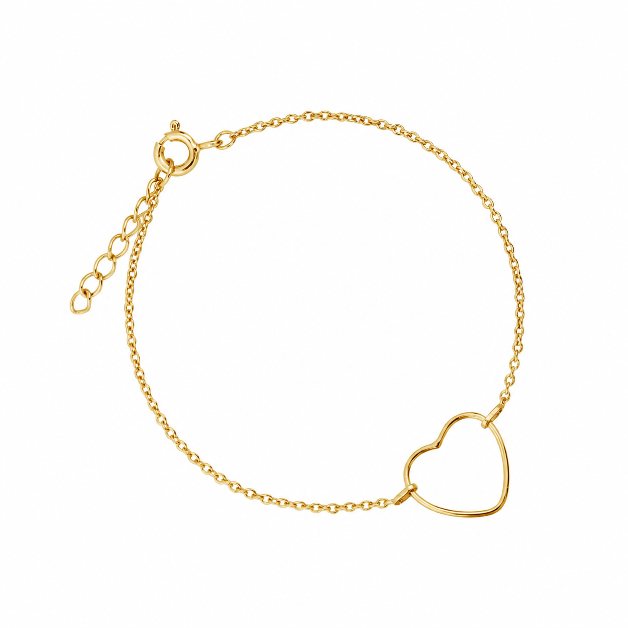 Armkette Herz Cut-Out