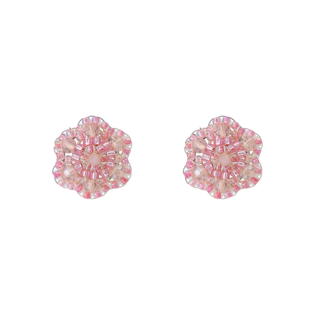 Fleur Boho Studs Soft Rosé