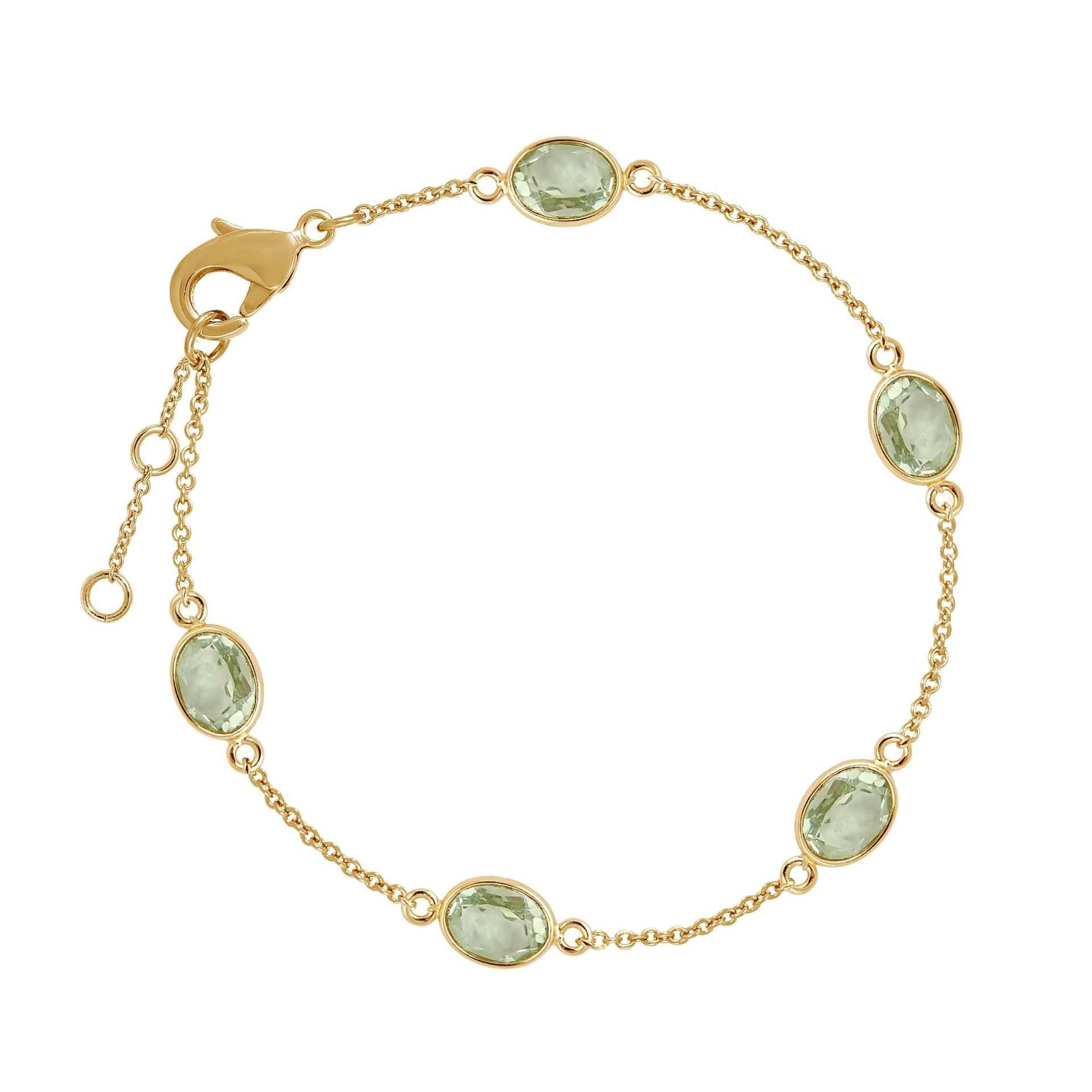 Green amethyst bracelet online
