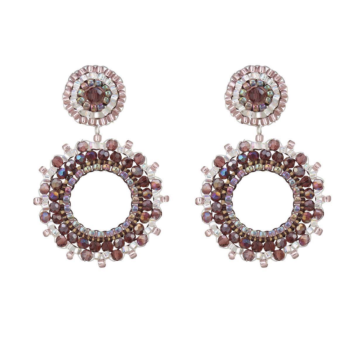 Boho Small Circle Violett