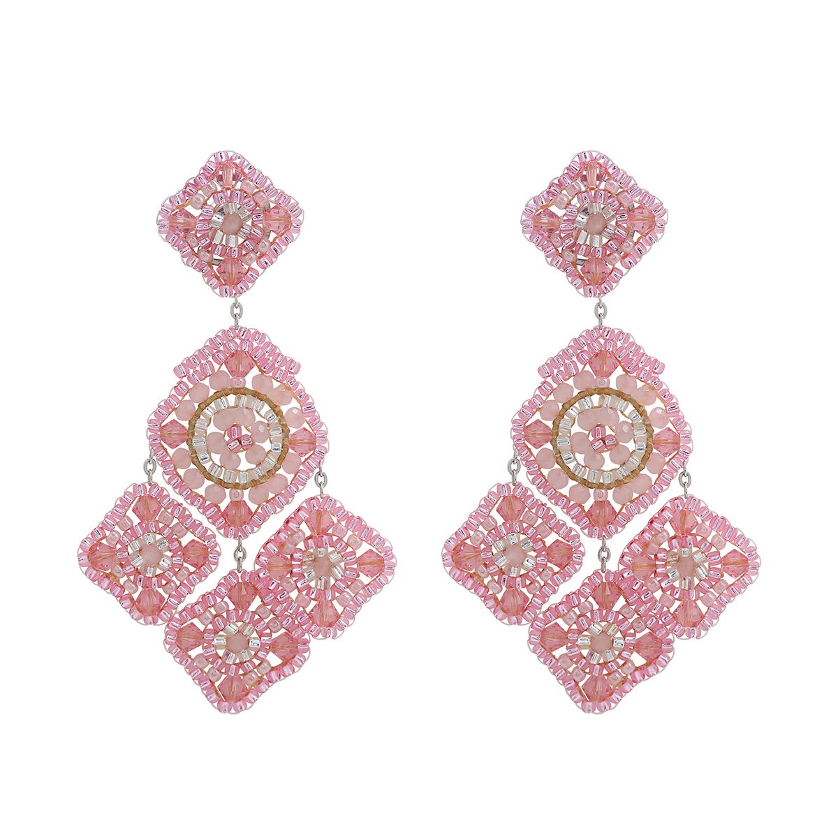 Boho Ohrring Soft Rosé large