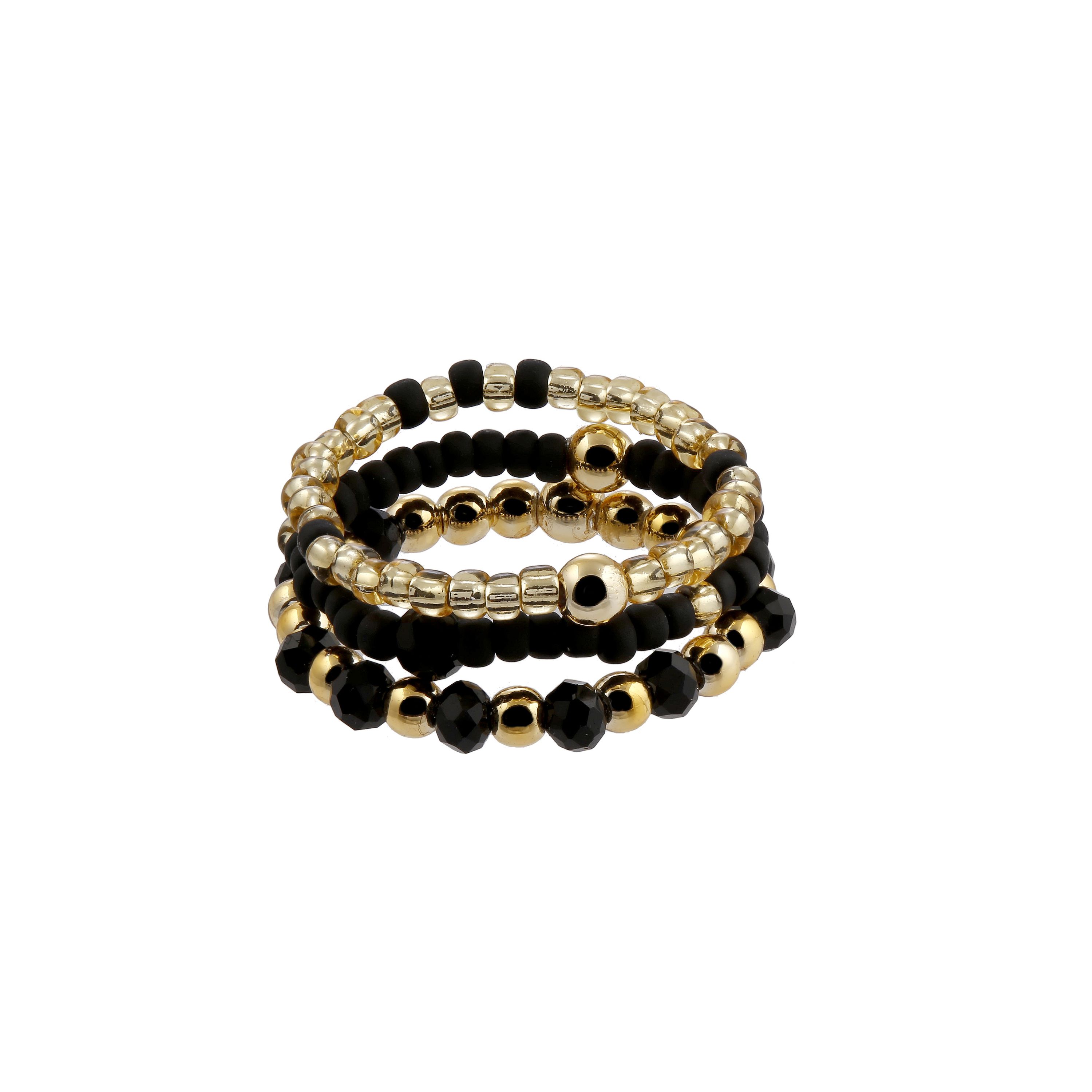 Boho Combination Ringe Schwarz/Gold Boho Combination Ringe Schwarz/Gold