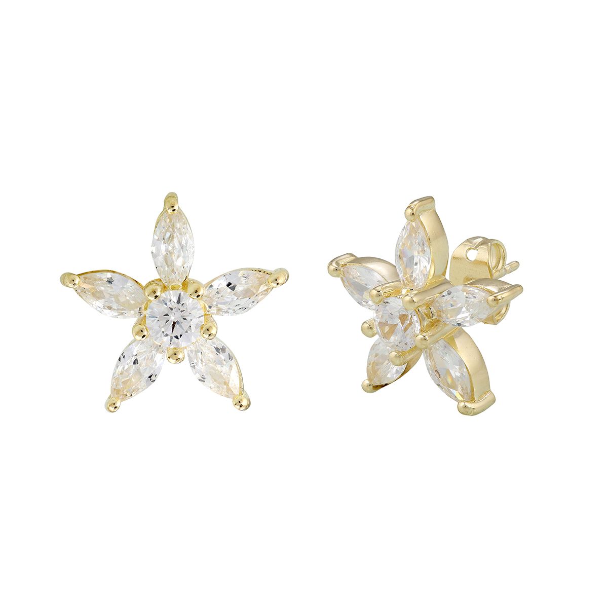 Studs Fleur Kristalle