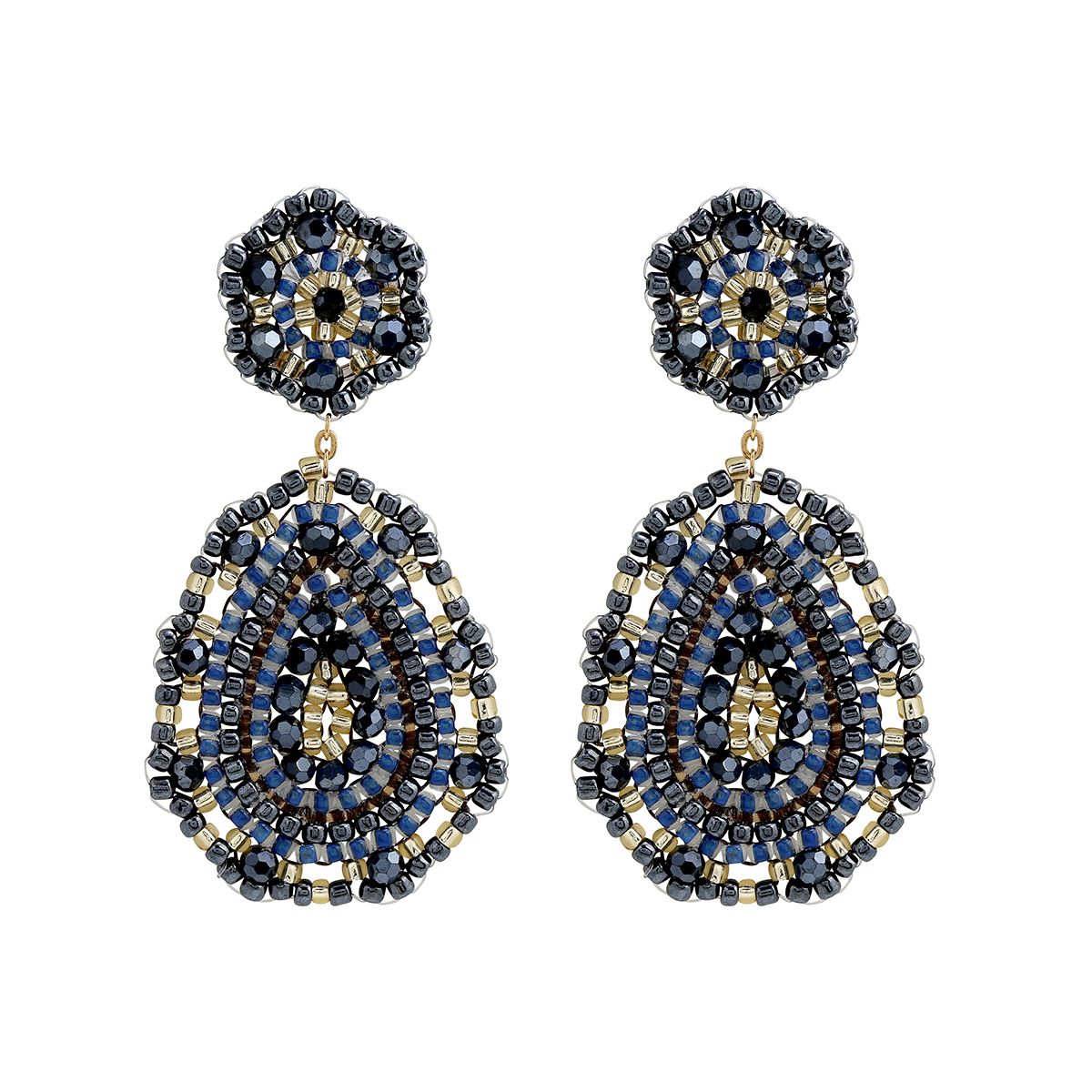 Boho Tropfen Small Midnight Blue