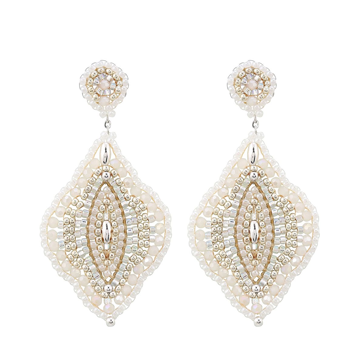 Boho Cateye White/Silver