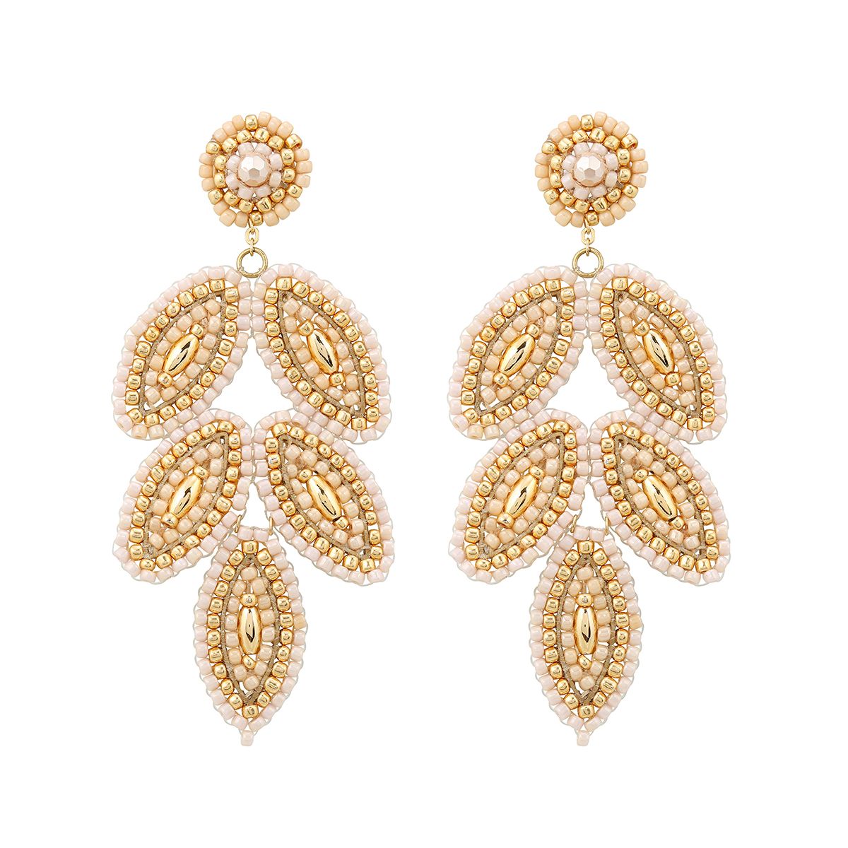 Boho Leaves Nude/Gold