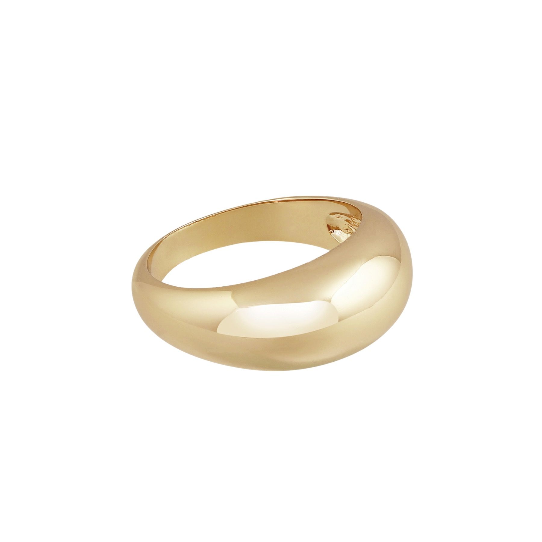 Semi Bold Ring, vergoldet Semi Bold Ring, vergoldet