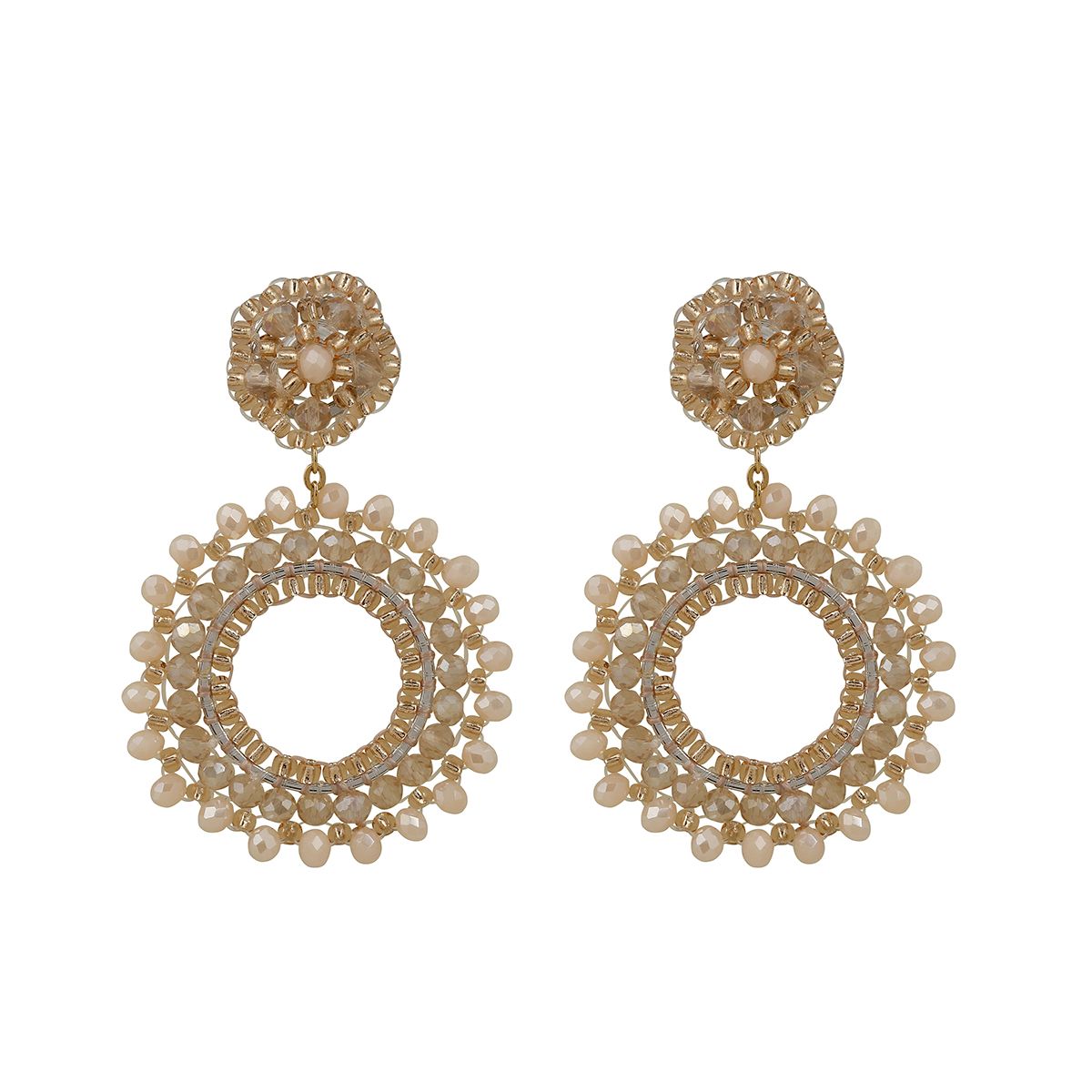 Boho Small Circle Beige/Nude