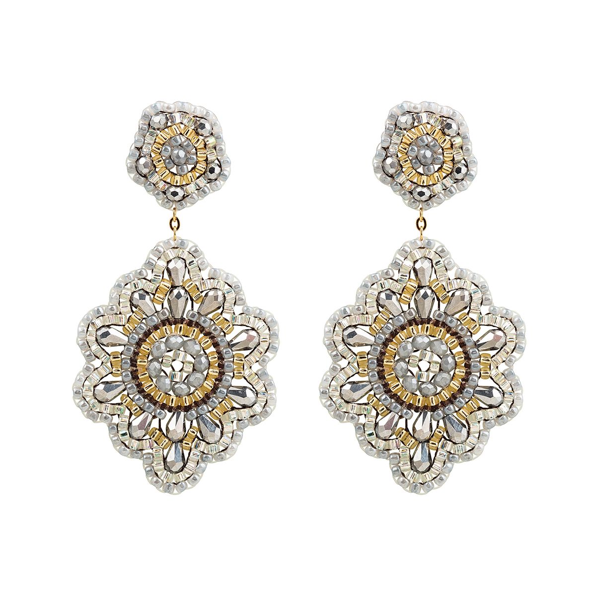 Boho Fleur Grey/Gold