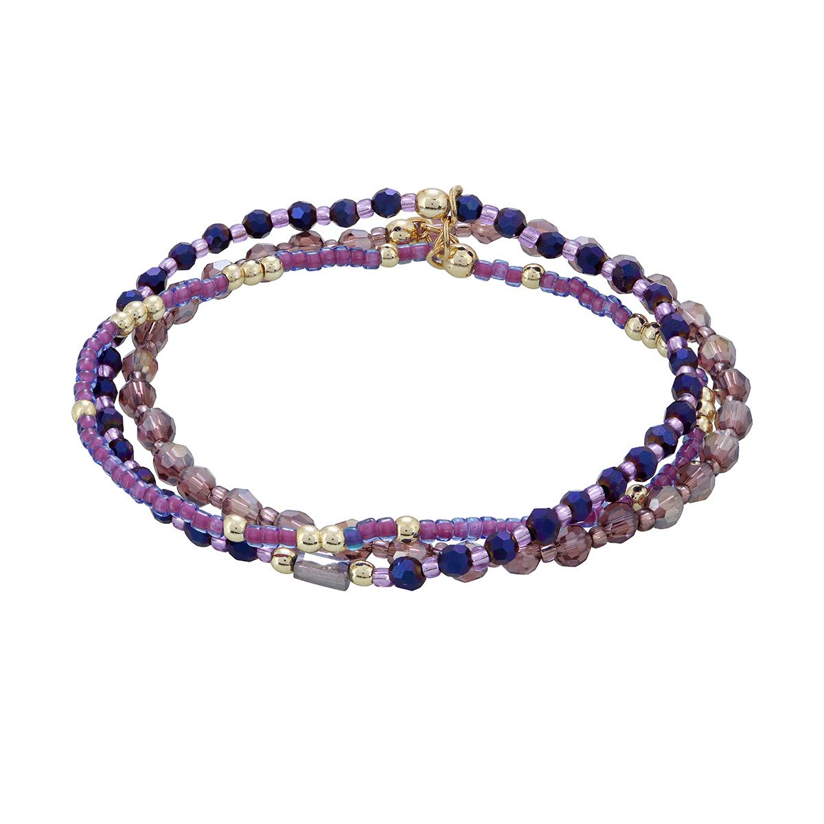 3-fach Armband Vibrant Purple