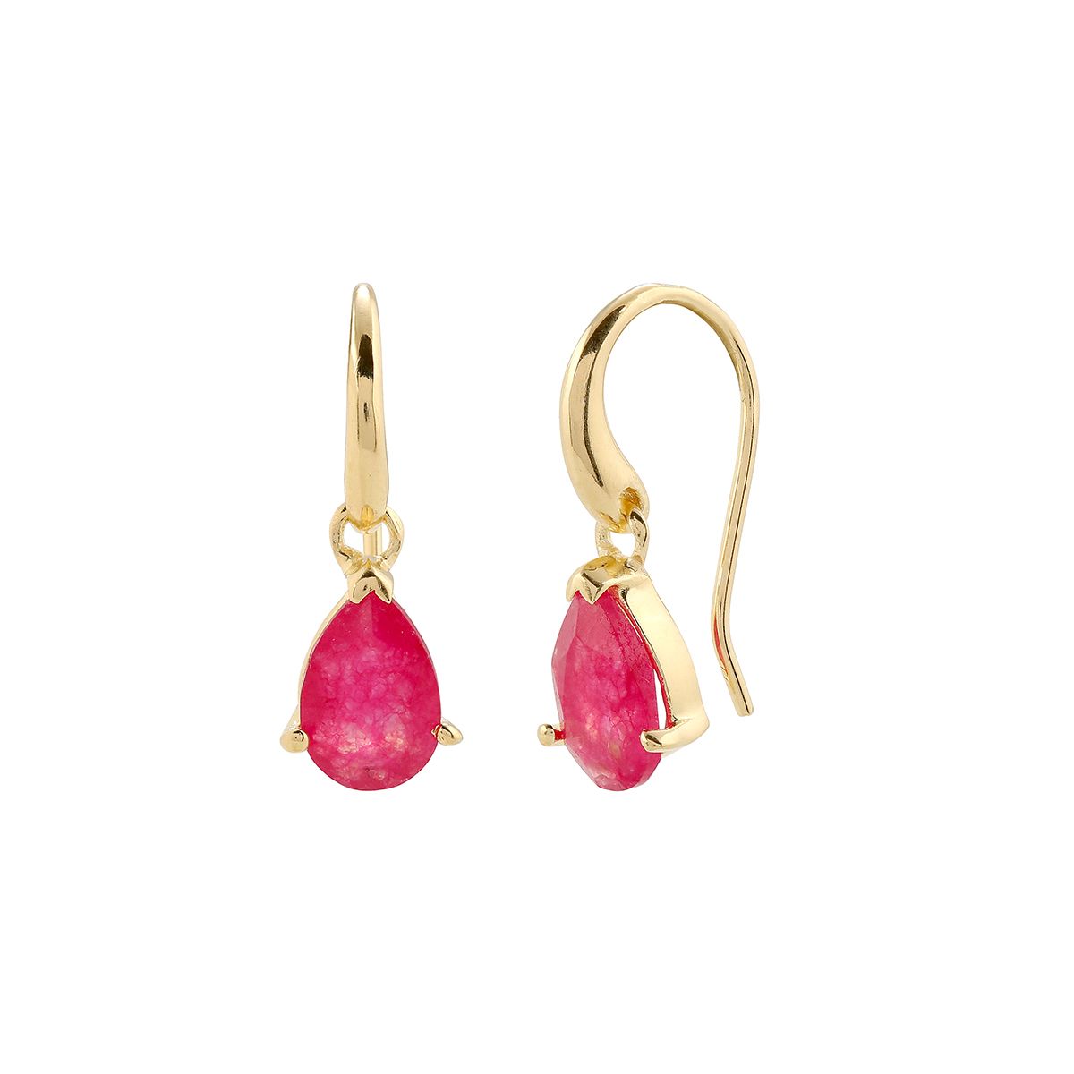 Ohrhänger Pink Jade