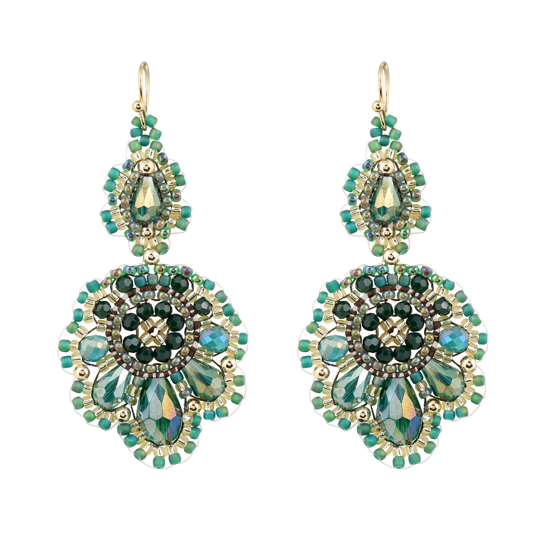 Boho Flora Green