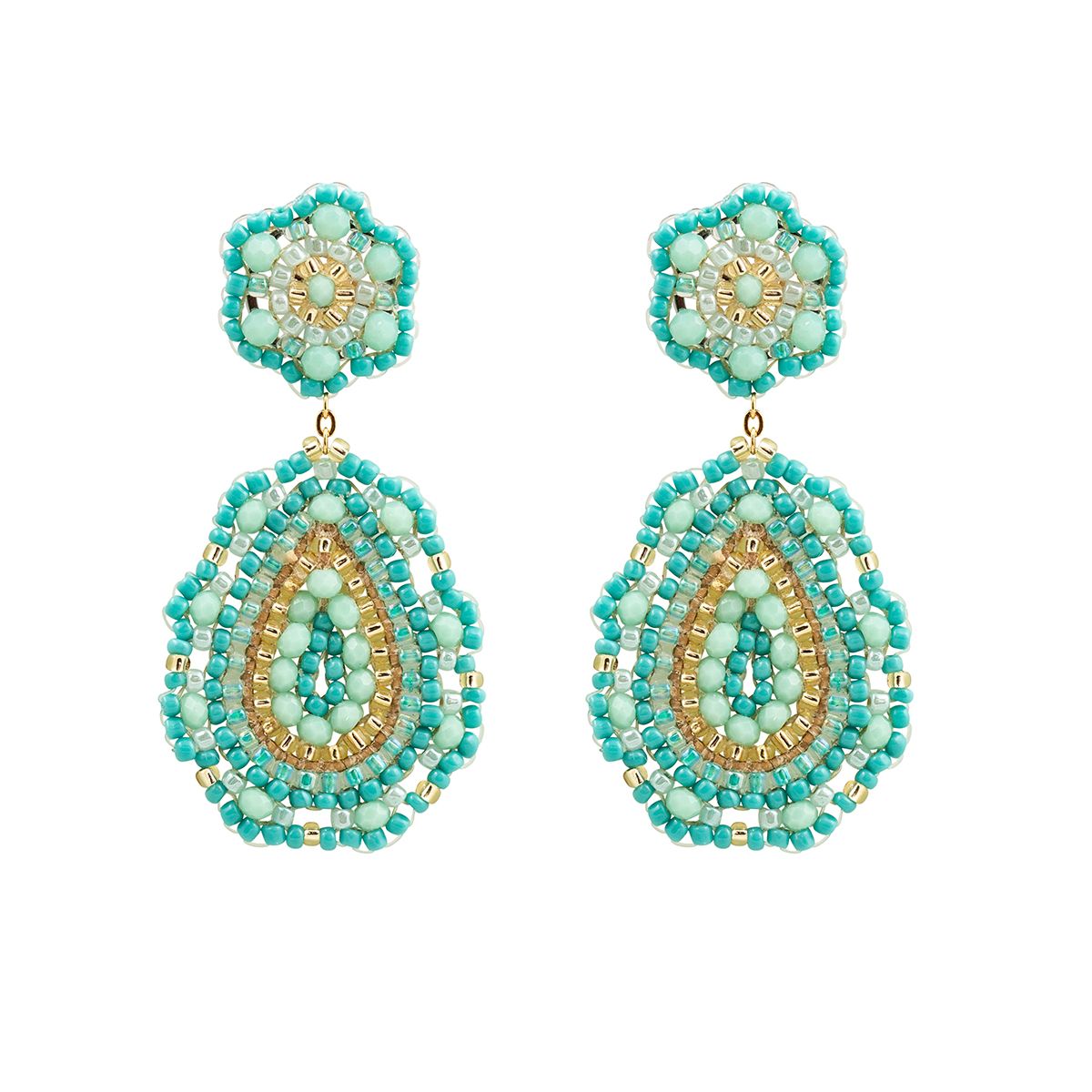 CLIP Boho Tropfen Small Türkis